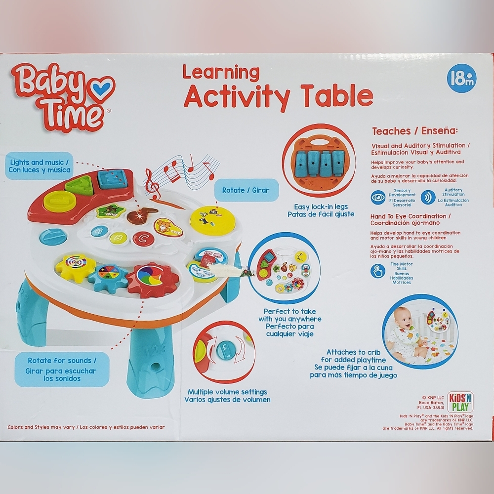 Learning Activity Table 18+ Months - Picture 3 of 7